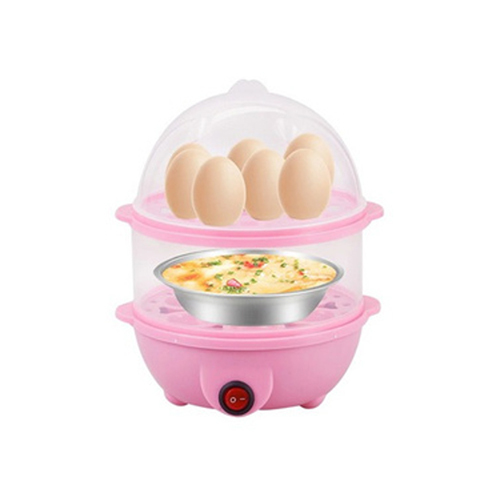 2 Layer Egg Boiler - Color: Multicolor