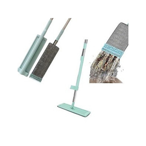 Slider Flat Mop - Color: Green &Silver