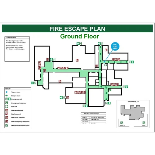 Fire Escape Route Plans - Usage: Safety