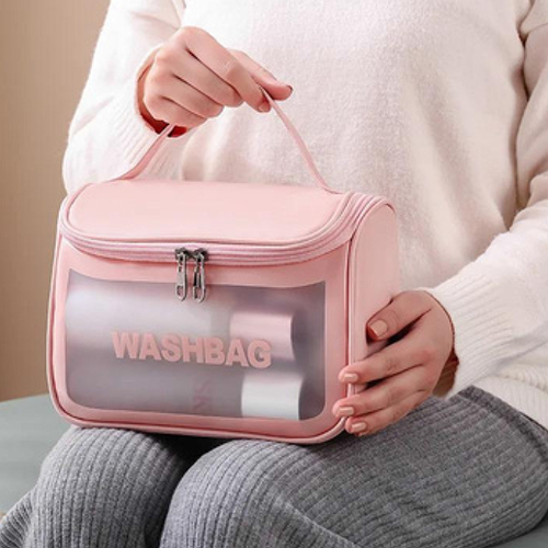 Pink Cosmetic Bag - Feature: Recyclable