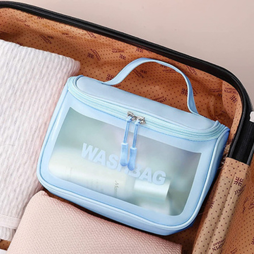 Blue Cosmetic Bag