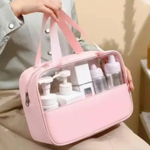 Stylish Wash Bag - Color: Pink