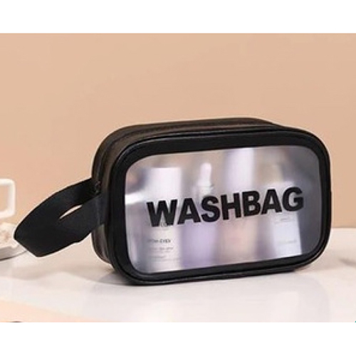 Black Wash Bag - Design: Plain