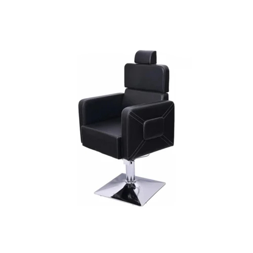 Black High Back Salon Chair - Attributes: Hard