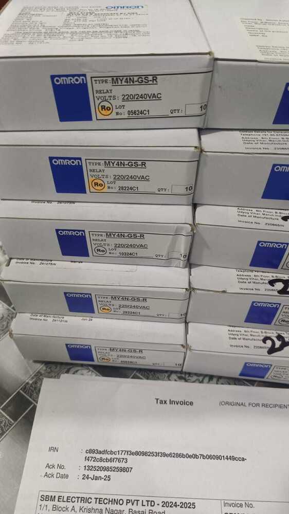 OMRON RELAY 220-240VAC, MY4N-GS-R, E3JK-DP14, D4SL-N2DFA,D4SL-NSK10-LKH