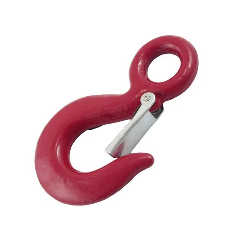 Mild Steel Swivel Hook - Color: Red