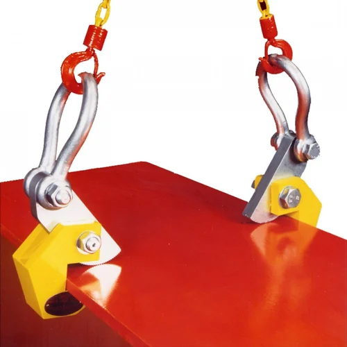 Industrial Horizontal Plate Clamp - Color: Silver