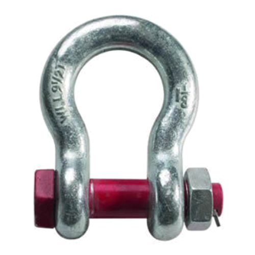 Nut Bolt Type Bow Shackles - Color: Silver