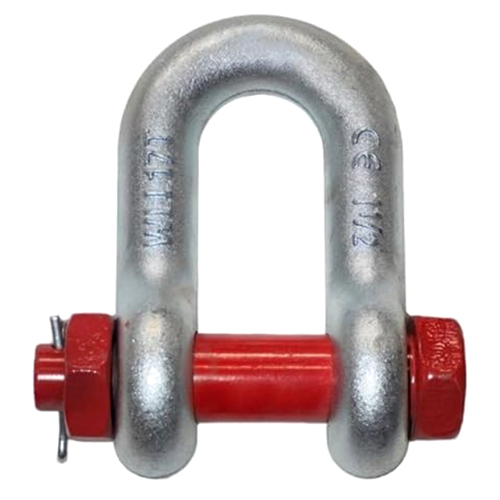 Nut Bolt Type D Shackles - Color: Silver