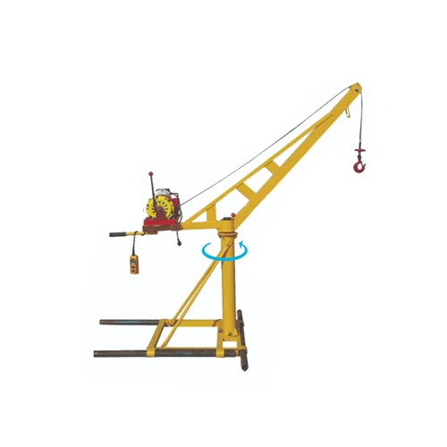 Construction Mini Crane - Color: Yellow