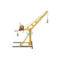 Construction Mini Crane - Color: Yellow