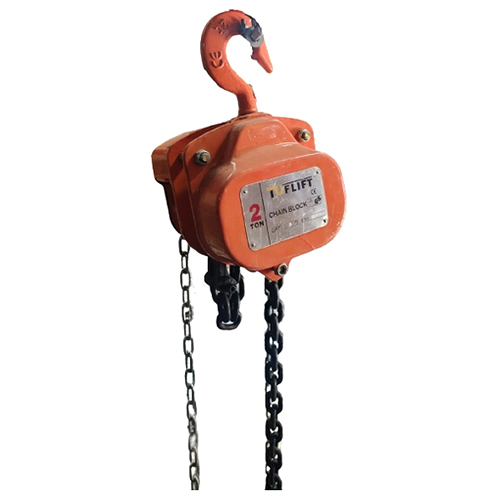 Chain Pulley Block - Color: Orange