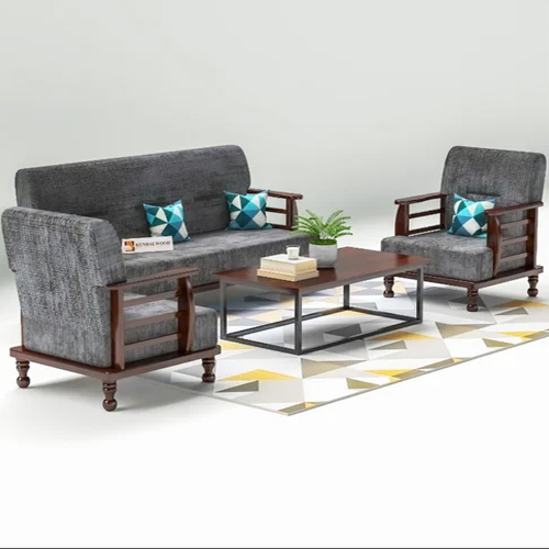 5 Seater Wooden Sofa Set