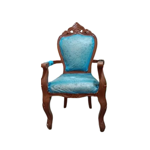 Modern Look Finely Finished Wooden Arm Chair