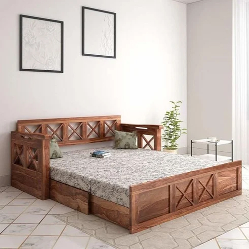 Modern Wooden Sofa Cum Bed
