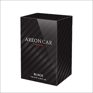 Car Perfume - Cardboard & Plastic, 10x5x3 cm, Black, 50ml | Easy to Use, Elegant Design, Long-Lasting Scent, Various Scents, Refills Available