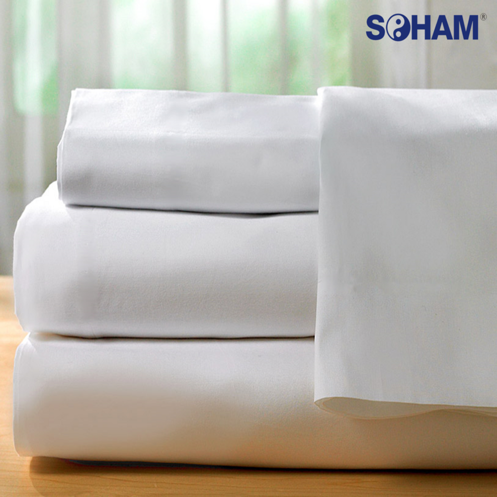 PR-2003-Hotel Sheets- 300 TC  Cotton Plain Percale