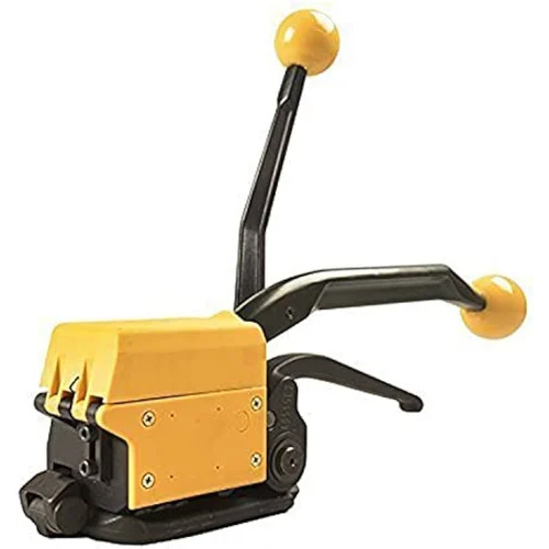 Manual Sealless Steel Strapping Combination Tool - Color: Yellow