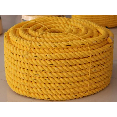 5mm Harsh Polygold Yellow Polypropylene Rope