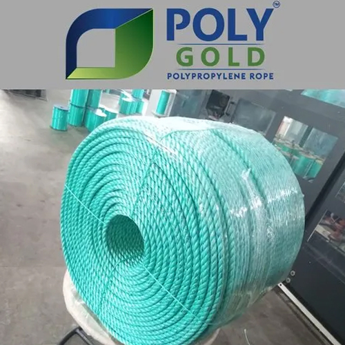 Poly Gold Brand Rope - Color: Green