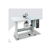 Non Woven Loop Handle Making Machine - 550 X 1100 Mm Table Size, Automatic Grade, Electric Drive, 220 V Operation, Warranty Included - Sleek White Design