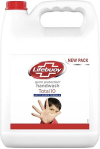 Lifebuoy Hand Wash 5ltr - Can, 5 Liter Size , 99.9% Germ Protection With Effective Soil And Oil Removal, Original Color