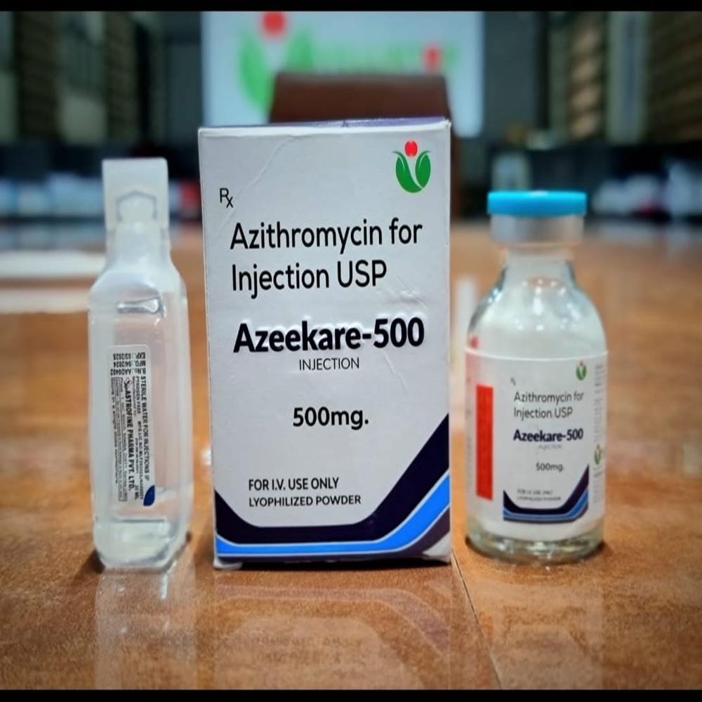 Azithromycin Injection - Pharmaceutical Solution | Fast-Acting, Broad-Spectrum Antibiotic for Infection Treatment