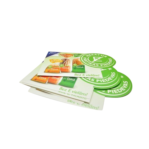 White Adhesive Printed Poster