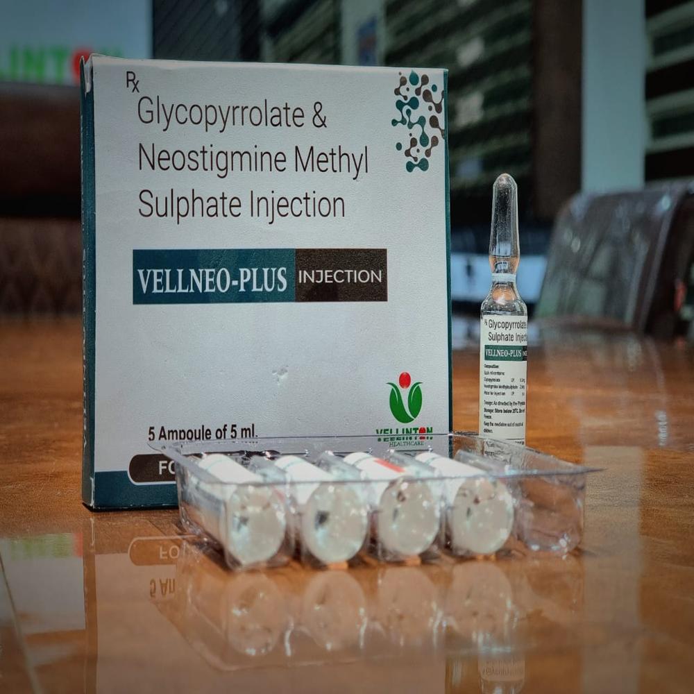 Neostigmine Glycopyrrolate Injection - Cholinesterase Inhibitor & Anticholinergic, Muscle Relaxant Reversal For Anesthesia Recovery