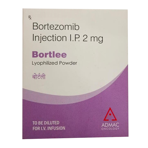 Bortezomib Injection IP - 2 MG Liquid Dosage, Clear Solution for Cancer Treatment | 24-Month Shelf Life, Administered by Healthcare Professionals