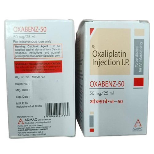 50 Mg Oxaliplatin Injection Ip - Dosage Form: Liquid