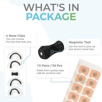 Magnetic Nasal Strips for Anti-Snoring