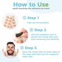 Magnetic Nasal Strips for Anti-Snoring