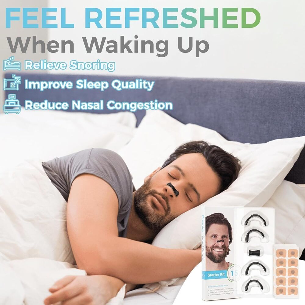 Magnetic Nasal Strips for Anti-Snoring