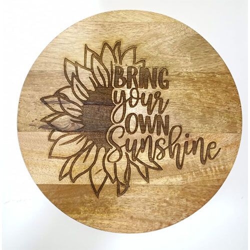 Engraved Wood Chopping board