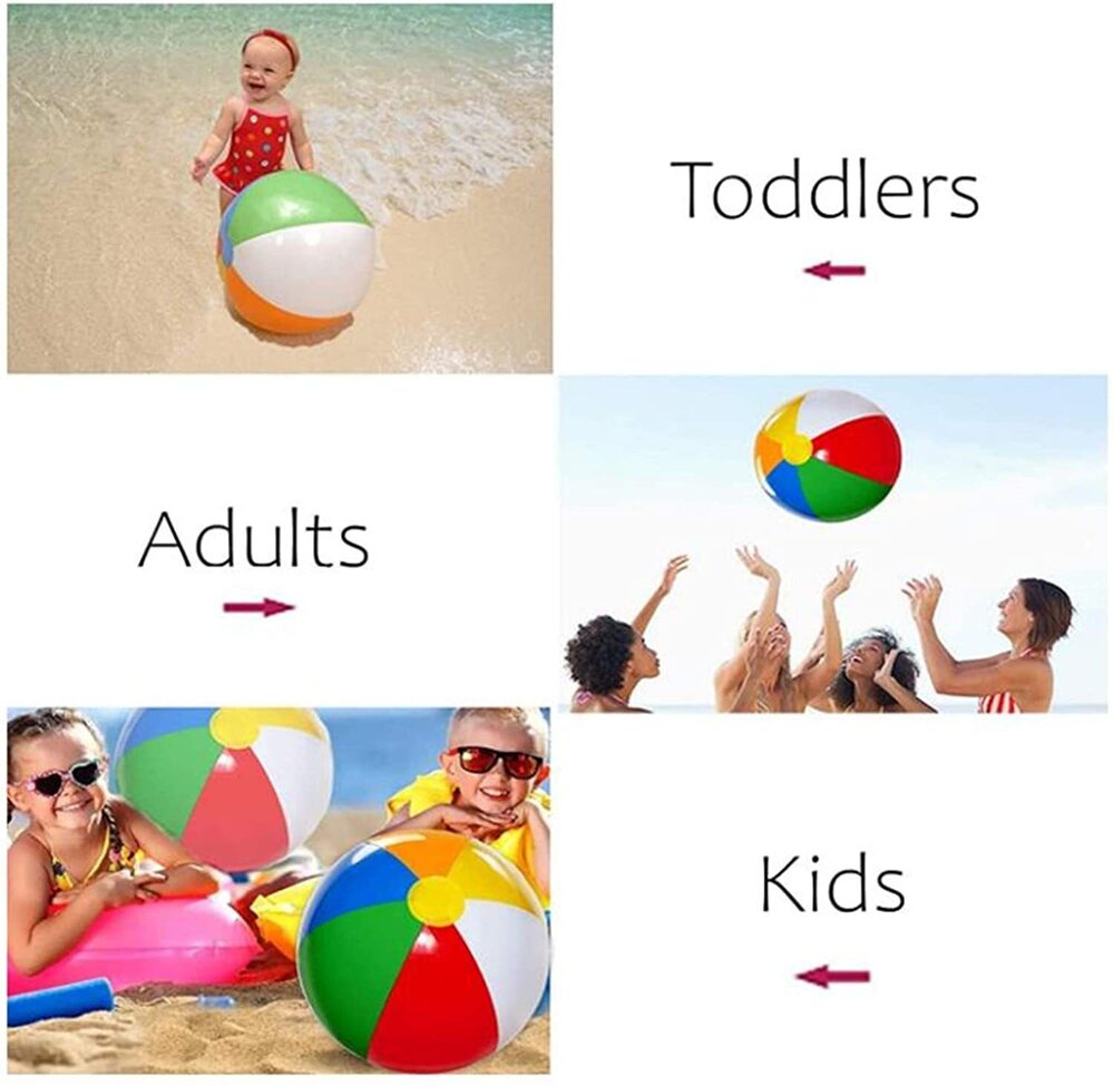 Inflatable Beach Ball - Color: Multicolor