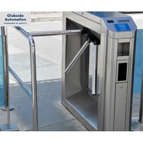 Single Phase Silver Stainless Steel Tripod Turnstile - Application: Security Purpose