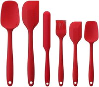 Silicone Kitchen Spatula - Color: Red