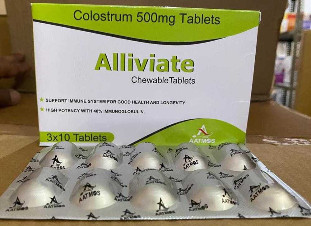 CHEWABLE TABLETS  COLOSTRUM 500 MG TABLETS