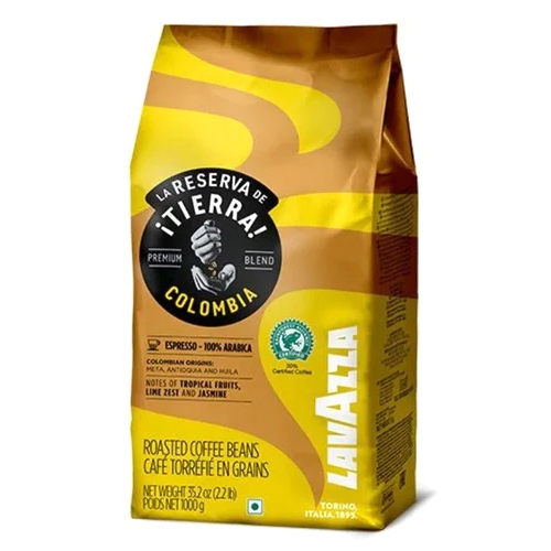 Lavazza 100% Arabica Espresso Whole Coffee Bean - Dark Brown, 2% Moisture | Organic, Premium Grade, Pure And Smooth Flavor