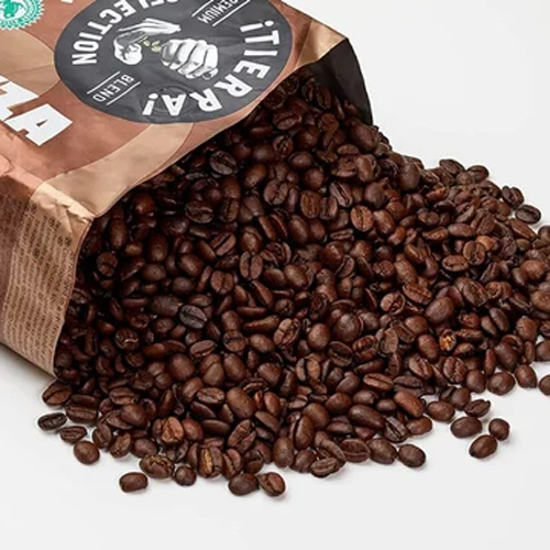 Lavazza Coffee Bean - Grade Aa, Organic Dark Brown Granules | Strong, Pure, Sugar-free Flavor With 2% Moisture