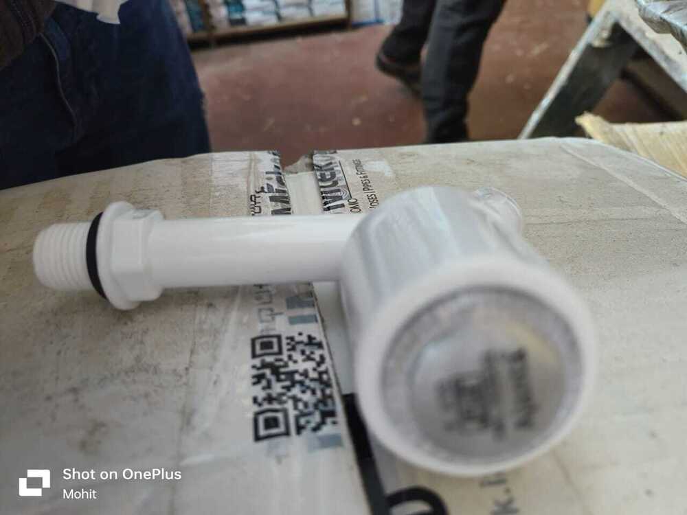 Pvc Long Body Bib Cock - High-quality Plastic Material, Smooth Surface Finish, Elegant White Color | Durable, Efficient Water Flow Control, 1-year Warranty