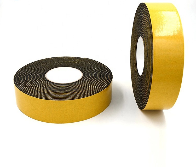 Self Adhesive Epdm Foam Tape - Epdm Foam Material, Various Lengths (1m+), Yellow Color, Multi-thickness Options | Weather-resistant, Uv Stable, Easy Application