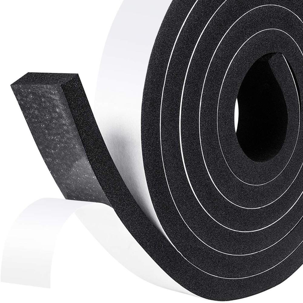Self Adhesive Epdm Foam Tape - Epdm Foam Material, Various Lengths (1m+), Yellow Color, Multi-thickness Options | Weather-resistant, Uv Stable, Easy Application