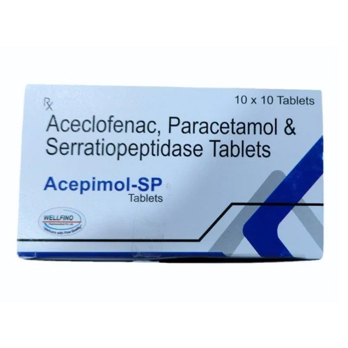 Aceclofenac Paracetamol Serratiopeptidase Tablet - Storage Instructions: Room Temperature