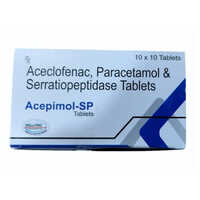 Aceclofenac Paracetamol Serratiopeptidase Tablet