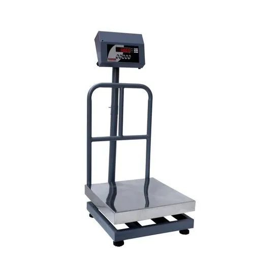 Platform Weighing Scale - High-Quality Steel, Maximum Load 200 kg, Accuracy 100 gm, LED Monitor Display, 220V Power Supply, 1-Year Warranty