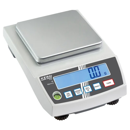 Jewellery Weighing Scale - Steel, 1 Kilogram Load Capacity, White Color, LED Monitor Display | 220V Power Supply, 1-Year Warranty