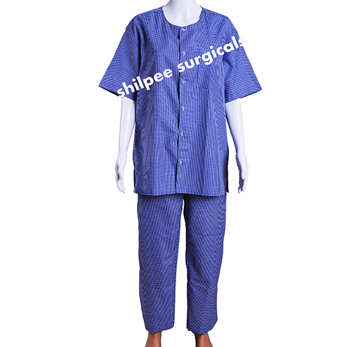 Patients Gown - Color: Blue