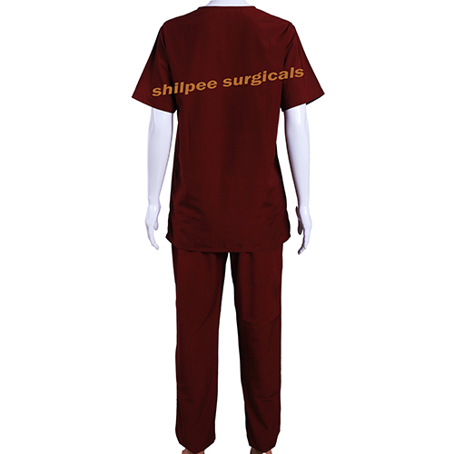 Scrub Suit - Color: Maroon